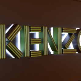 Luxury 3d backlit metal letters