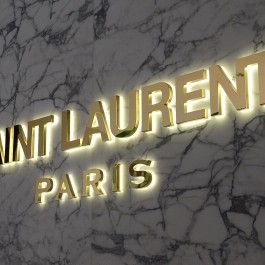Luxury backlit metal letters signs