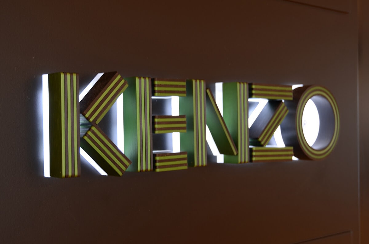 Luxury 3d backlit metal letters