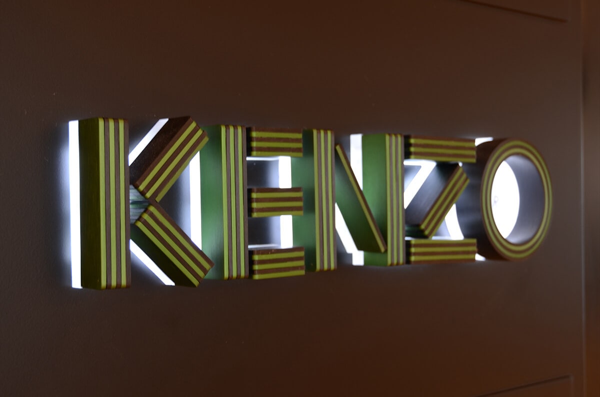 Luxury 3D backlit metal letters