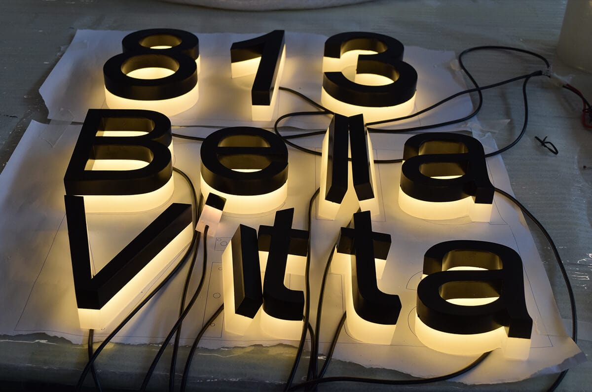 Backlit House Numbers